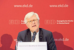 Will jemanden an der Spitze der EKD, der neue Akzente setzt: Heinrich Bedford-Strohm kandidiert nicht wieder für den Posten des Ratsvorsitzenden der Evangelischen Kirche in Deutschland. Foto: epd