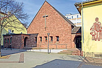 Steht unter Denkmalschutz: Die Melanchthonkirche in Ludwigshafen. Foto: Kunz