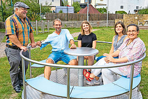 Schmieden Ideen (von links): Rudi Zapp, Ingo Schenk, Marion Jäger, Judith Bernhard und Anette Sahoraj. Foto: M. Hoffmann