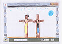 JESUS AM KREUZ von Luzie, 6 Jahre, Ev. Kita Kapellen-Drusweiler
