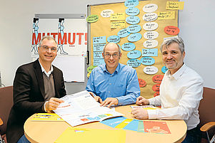 Wollen Jugendlichen den Glauben nahebringen (von links): Steffen Schramm, Roland Braune und Andreas Große. Foto: Iversen