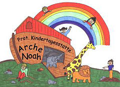 Logo der Kindertagesstätte Arche Noah in Homburg.
