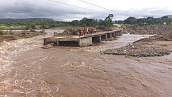 Mozambik: Nach dem Zyklon Idai sind weite Teile des Landes überschwemmt.