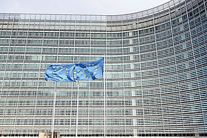 Krise der Solidarität: Sitz und Hauptgebäude der EU-Kommission in Brüssel. Foto: epd