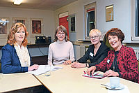 Helfen in schweren Stunden (von links): Annette Nicola-Imhoff, Christine Bohl, Tanja Sebastian und Jutta Tran. Foto: Landry