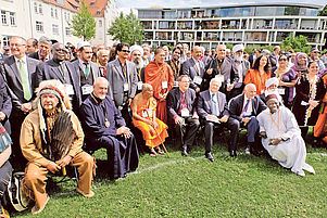 Über 900 Teilnehmer: Weltversammlung von „Religions for Peace“ in Lindau. Foto: epd