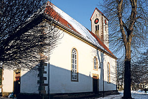 Die St.-Veits-Kirche in Konken: Zu ihrem Erhalt haben Protestanten aller vier Dörfer der Gemeinde beigetragen. Foto: Hoffmann