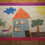 Der Himmel ist ein Haus mit Garten zum Ausruhen.